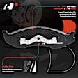 APBRPR715 8 Pcs Front Disc Brake Rotors & Ceramic Brake Pads & Brake Calipers