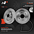 Brake Pad Rotor and Caliper Set, 8 Pcs, Front Driver & Passenger, A-Premium, APBRPR740
