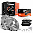 APBRPR833 Front Disc Brake Rotors & Ceramic Brake Pads