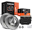 APBRPR847 Front Disc Brake Rotors & Ceramic Brake Pads