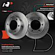 APBRPR847 Front Disc Brake Rotors & Ceramic Brake Pads