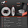 APBRPR862 Front Disc Brake Rotors & Ceramic Brake Pads