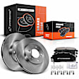 APBRPR866 Front Disc Brake Rotors & Ceramic Brake Pads