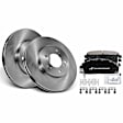 APBRPR866 Front Disc Brake Rotors & Ceramic Brake Pads