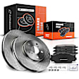 APBRPR871PG Front Disc Brake Rotors & Ceramic Brake Pads