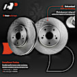 APBRPR871PG Front Disc Brake Rotors & Ceramic Brake Pads