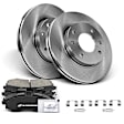 APBRPR875 Front Disc Brake Rotors & Ceramic Brake Pads