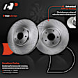 APBRPR878PG Front Disc Brake Rotors & Ceramic Brake Pads