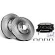 APBRPR880 Front Disc Brake Rotors & Ceramic Brake Pads