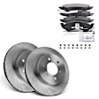APBRPR889 Front Disc Brake Rotors & Ceramic Brake Pads