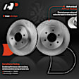 APBRPR889 Front Disc Brake Rotors & Ceramic Brake Pads