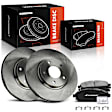 APBRPR891 6 Pcs Front Disc Brake Rotors & Ceramic Brake Pads