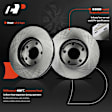 APBRPR891 6 Pcs Front Disc Brake Rotors & Ceramic Brake Pads