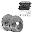 APBRPR892 Front Disc Brake Rotors & Ceramic Brake Pads
