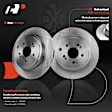 APBRPR898 Rear Disc Brake Rotors & Ceramic Brake Pads