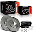 APBRPR899 6 Pcs Front Disc Brake Rotors & Ceramic Brake Pads