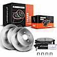 APBRPR902 Rear Disc Brake Rotors & Ceramic Brake Pads