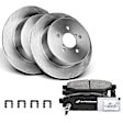APBRPR902 Rear Disc Brake Rotors & Ceramic Brake Pads