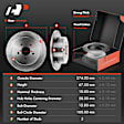 APBRPR902 Rear Disc Brake Rotors & Ceramic Brake Pads