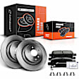 APBRPR915 Rear Disc Brake Rotors & Ceramic Brake Pads