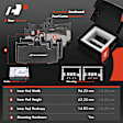 APBRPR921 Rear Disc Brake Rotors & Ceramic Brake Pads