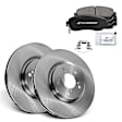 APBRPR925 Front Disc Brake Rotors & Ceramic Brake Pads