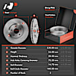 APBRPR925 Front Disc Brake Rotors & Ceramic Brake Pads