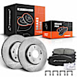 APBRPR928 Front Disc Brake Rotors & Ceramic Brake Pads