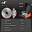 APBRPR929 Front & Rear Disc Brake Rotors & Ceramic Brake Pads