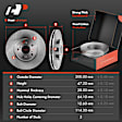 APBRPR930 12 Pcs Front & Rear Disc Rotors & Ceramic Brake Pads