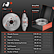 APBRPR931 Front Disc Brake Rotors & Ceramic Brake Pads