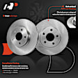 APBRPR931 Front Disc Brake Rotors & Ceramic Brake Pads