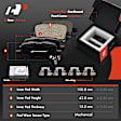 APBRPR933 12 Pcs Front & Rear Disc Brake Rotors & Ceramic Pads