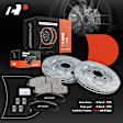 APBRPS010 Front Drilled Rotors & Ceramic Brake Pads