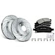 APBRPS018 Front Drilled Rotors & Ceramic Brake Pads