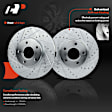 APBRPS022 Front Drilled Rotors & Ceramic Brake Pads