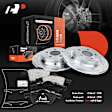 APBRPS025 Rear Drilled Rotors & Ceramic Brake Pads