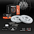 APBRPS026 Front Drilled Rotors & Ceramic Brake Pads