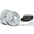 APBRPS027 Front Drilled Rotors & Ceramic Brake Pads
