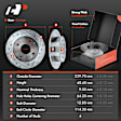 APBRPS028 Rear Drilled Rotors & Ceramic Brake Pads