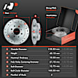 APBRPS030 Rear Drilled Rotors & Ceramic Brake Pads
