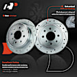 APBRPS030 Rear Drilled Rotors & Ceramic Brake Pads