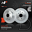 APBRPS037 Rear Drilled Rotors & Ceramic Brake Pads
