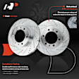 APBRPS041 Front Drilled Rotors & Ceramic Brake Pads