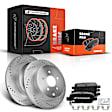 APBRPS044 Rear Drilled Rotors & Ceramic Brake Pads