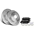 APBRPS044 Rear Drilled Rotors & Ceramic Brake Pads
