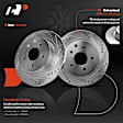 APBRPS045 Rear Drilled Rotors & Ceramic Brake Pads