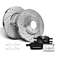 APBRPS048 Front Drilled Rotors & Ceramic Brake Pads