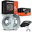 APBRPS049 Front Drilled Rotors & Ceramic Brake Pads