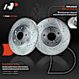 APBRPS049 Front Drilled Rotors & Ceramic Brake Pads